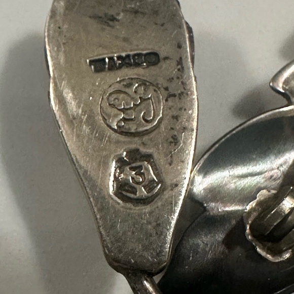 Vintage Taxco silver & amethyst blue bell   brooch - Picture 6 of 6